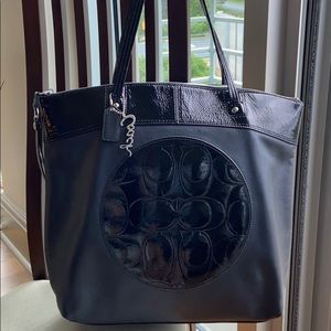 Coach tall tote